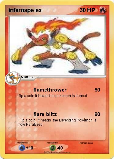 Pokemon infernape ex