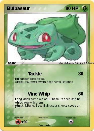 Pokemon Bulbasaur
