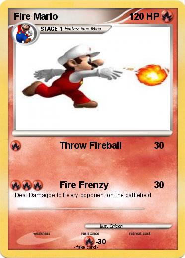 Pokemon Fire Mario