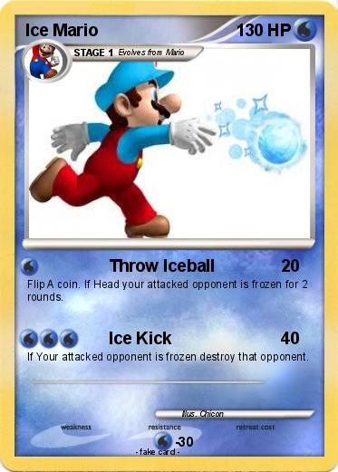 Pokemon Ice Mario