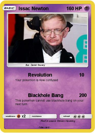 Pokemon Issac Newton