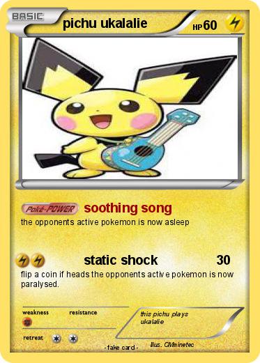 Pokemon pichu ukalalie
