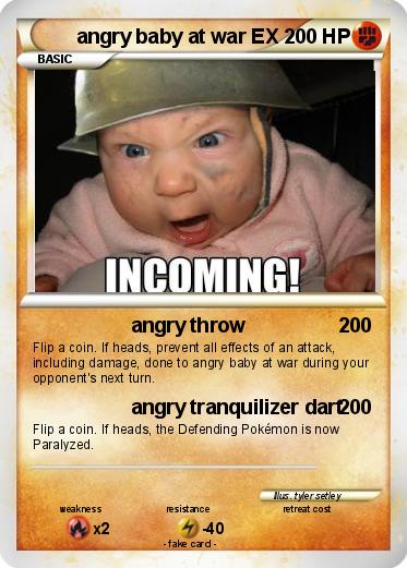Pokemon angry baby at war EX