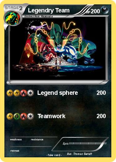 Pokemon Legendry Team