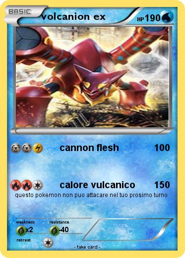 Pokemon volcanion ex