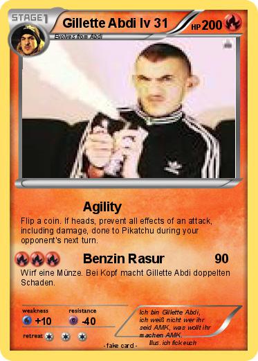 Pokemon Gillette Abdi lv 31