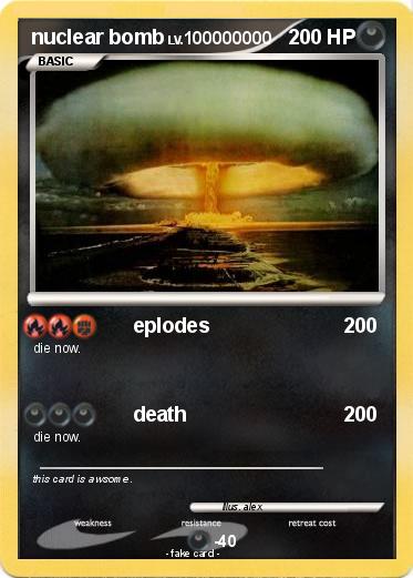 Pokemon nuclear bomb