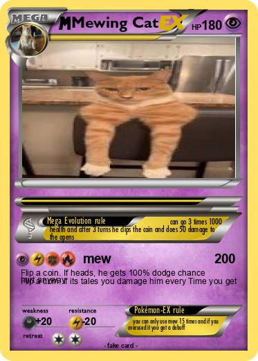Pokemon Mewing Cat