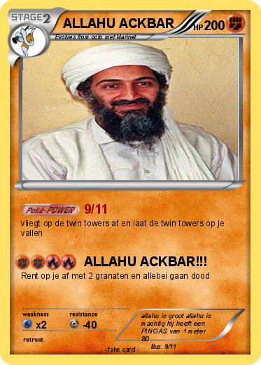 Pokemon ALLAHU ACKBAR
