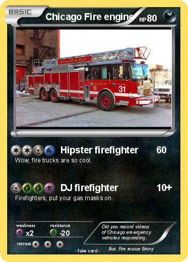 Pokemon Chicago Fire engine