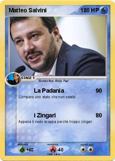 Pokemon Matteo Salvini