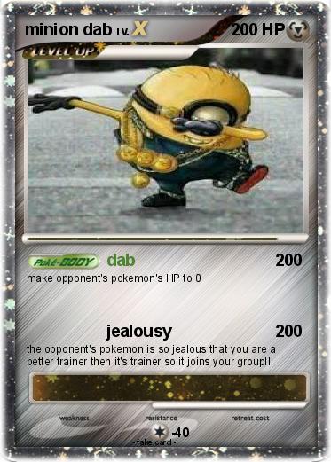 Pokemon minion dab