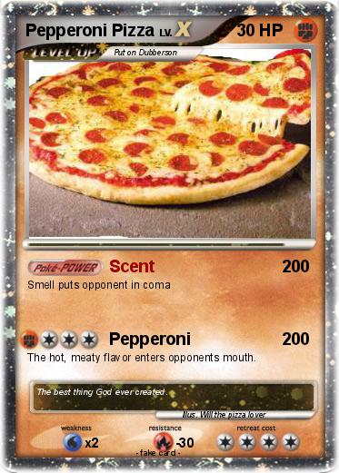 Pokemon Pepperoni Pizza