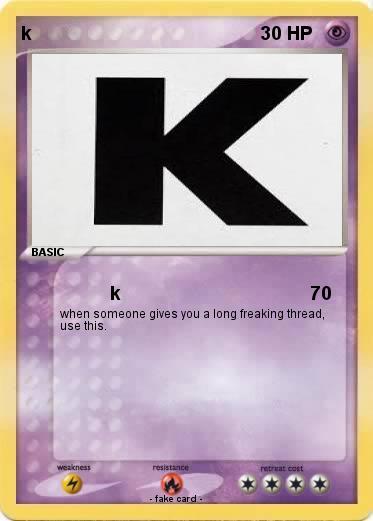 Pokemon k