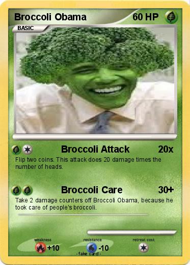 Pokemon Broccoli Obama