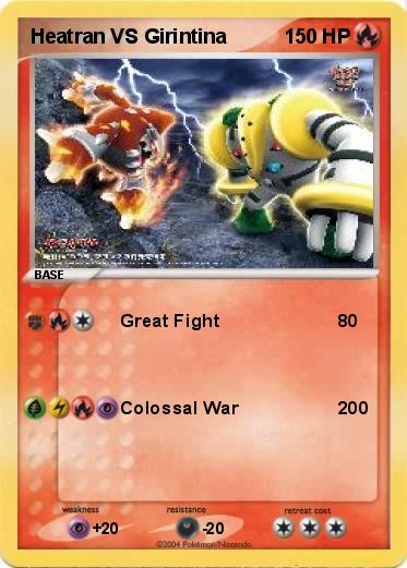 Pokemon Heatran VS Girintina