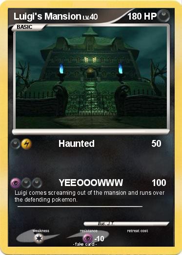 Pokemon Luigi's Mansion