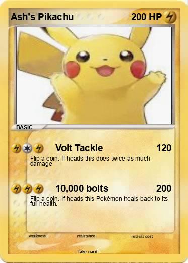 Pokemon Ash’s Pikachu