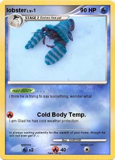 Pokemon lobster