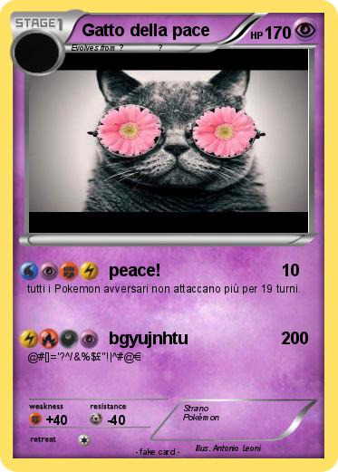 Pokemon Gatto della pace