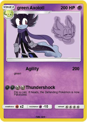 Pokemon green Axolotl