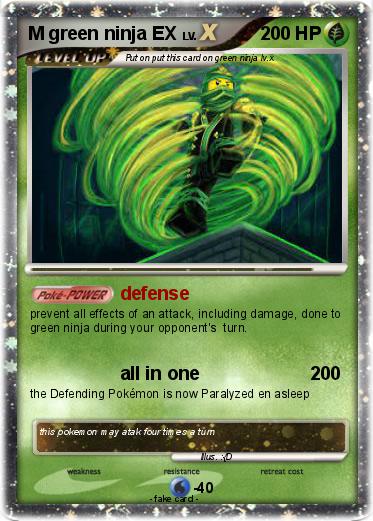 Pokemon M green ninja EX