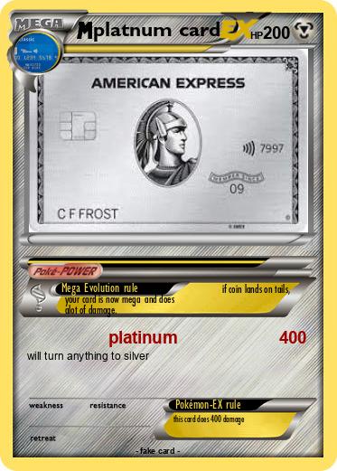 Pokemon platnum card