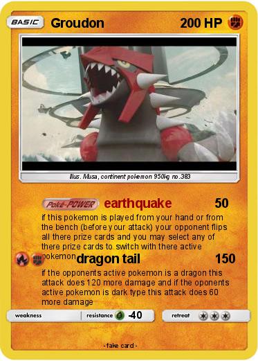 Pokemon Groudon