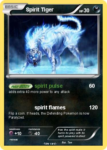 Pokemon Spirit Tiger