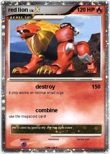 Pokemon red lion