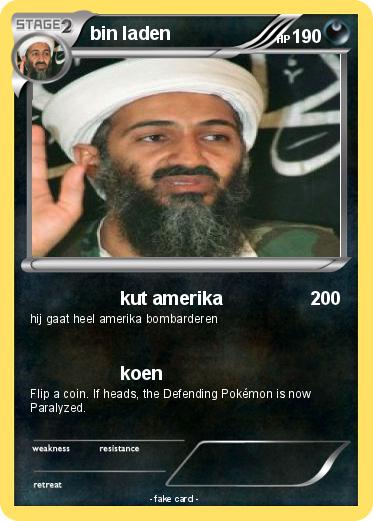 Pokemon bin laden
