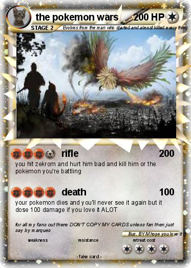 Pokemon the pokemon wars