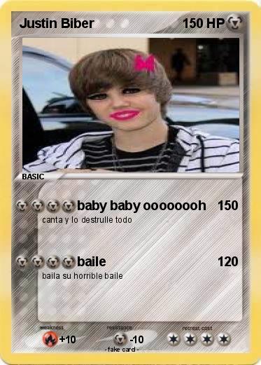 Pokemon Justin Biber