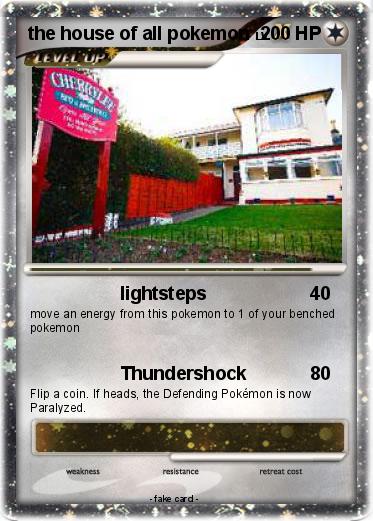 Pokemon the house of all pokemon