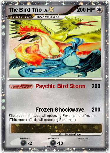 Pokemon The Bird Trio