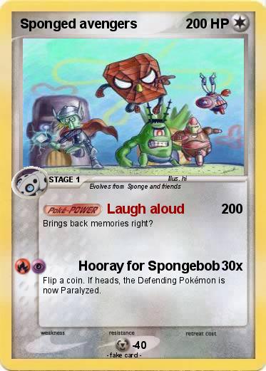 Pokemon Sponged avengers
