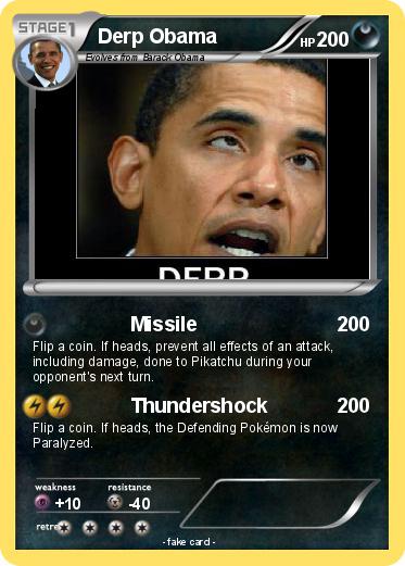 Pokemon Derp Obama