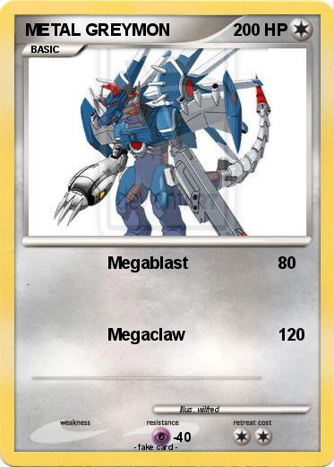 Pokemon METAL GREYMON
