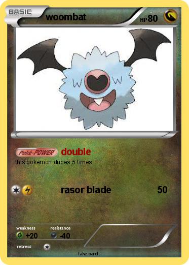 Pokemon woombat