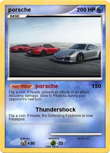 Pokemon porsche