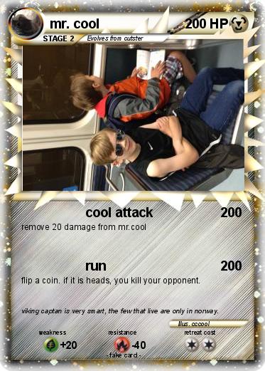 Pokemon mr. cool