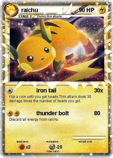 Pokemon raichu