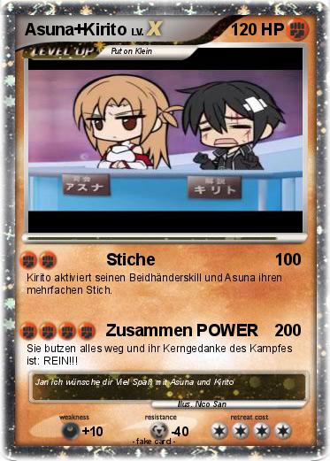 Pokemon Asuna+Kirito