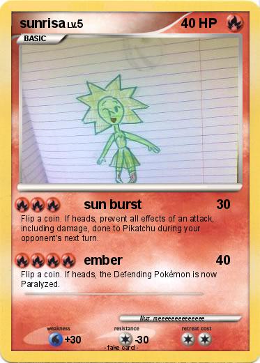 Pokemon sunrisa