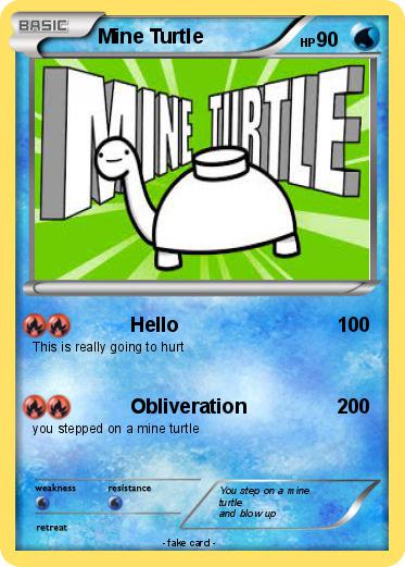 Pokemon Mine Turtle