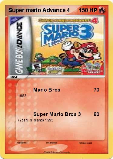 Pokemon Super mario Advance 4