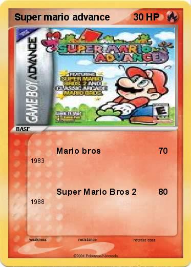 Pokemon Super mario advance