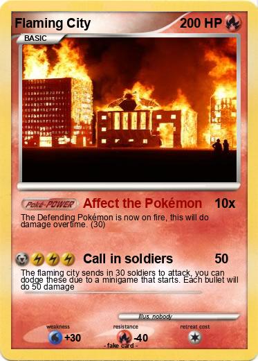 Pokemon Flaming City