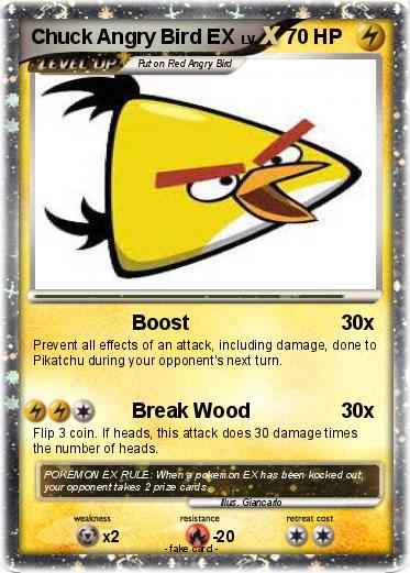 Pokemon Chuck Angry Bird EX