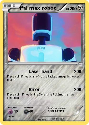 Pokemon Pal max robot